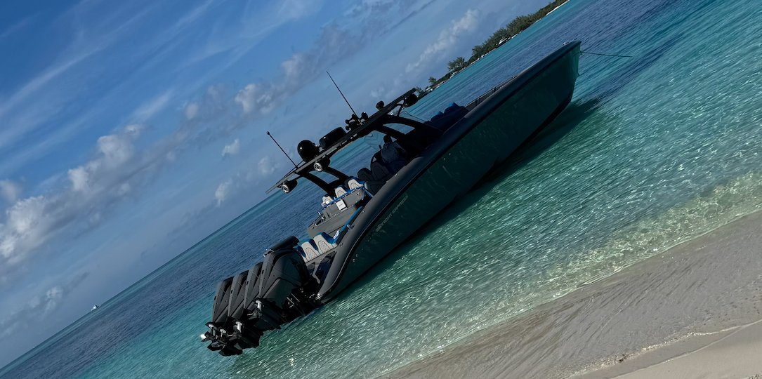 Midnight Express on Bahamas beach